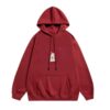 Cute Bunny Print Hoodie — Red